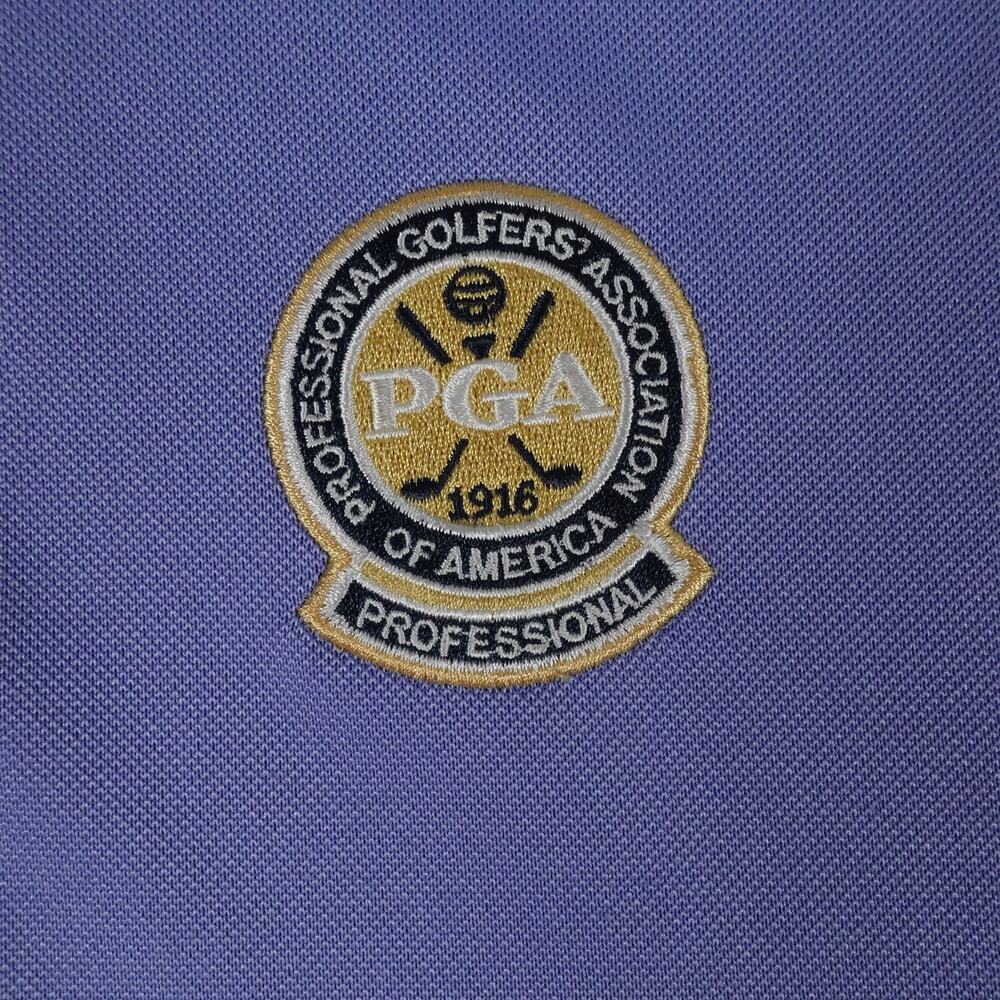 FootJoy Tour Embroidered PGA Performance Golf Polo Shirt Men's Athletic Large - Picture 4 of 9